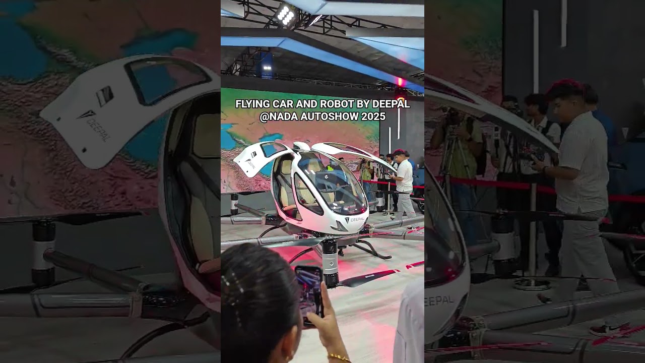 FLYING CAR IN NEPAL???!!! | NADA AUTO SHOW 2025 | KATHMANDU #nadaautoshow2025 #deepal #ev #nepal