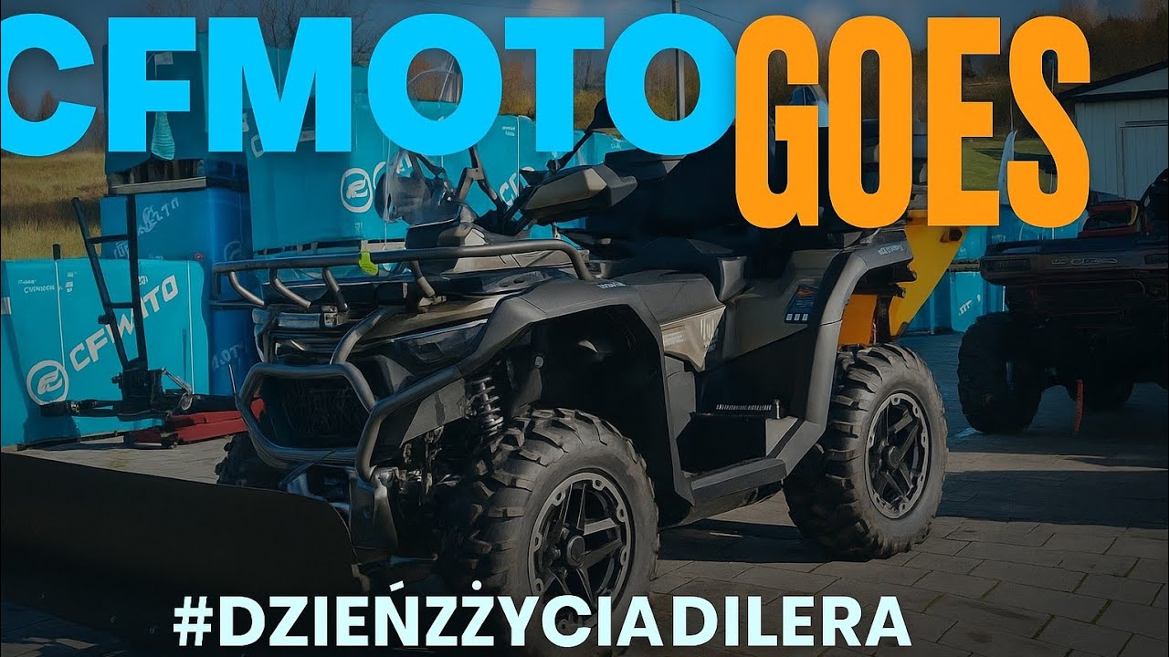 DzieńŻyciaDealera40 - Cf Moto w drodze na podlasie, Zimowy Overland, Nowy Goes Terrox 1000
