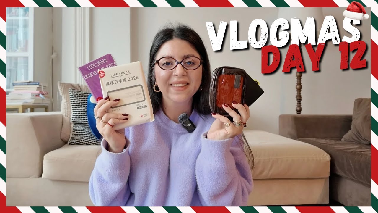 Hobonichi Alışverişim, 2026 Ajandam, Uyuyakaldım! l Vlogmas12