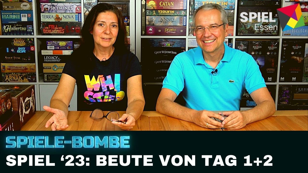Essen SPIEL '23 - Unsere Beute von Tag 1&2 | Spiele-Bombe