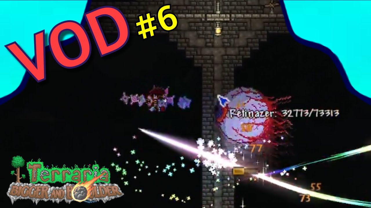 Terraria Bigger And Boulder Update - VOD #6