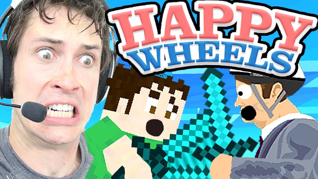 Happy Wheels - MINECRAFT WARS