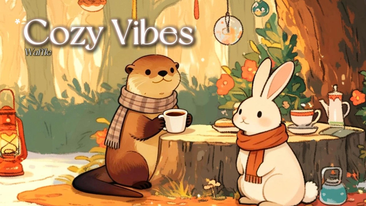 Sharing Warm Tea in the Woods ☕🦦 Calm Study Music #lofihiphop  #chillmusic #coffeemusic #studymusic