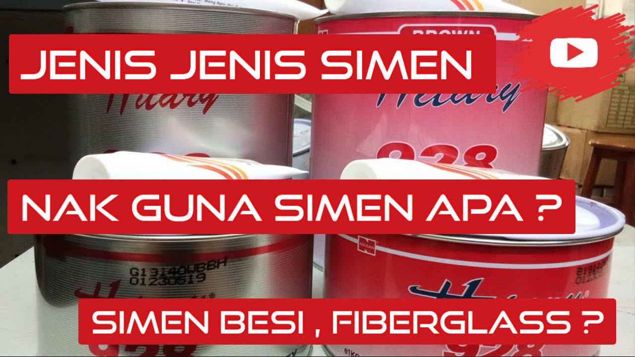 Jenis Simen Untuk Mengecat Dan Kegunaan