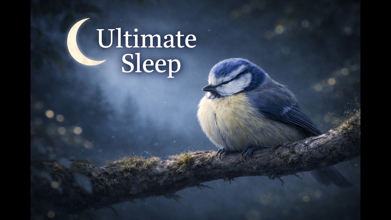 Night Forest Bird Sounds for Deep Sleep (No Music)