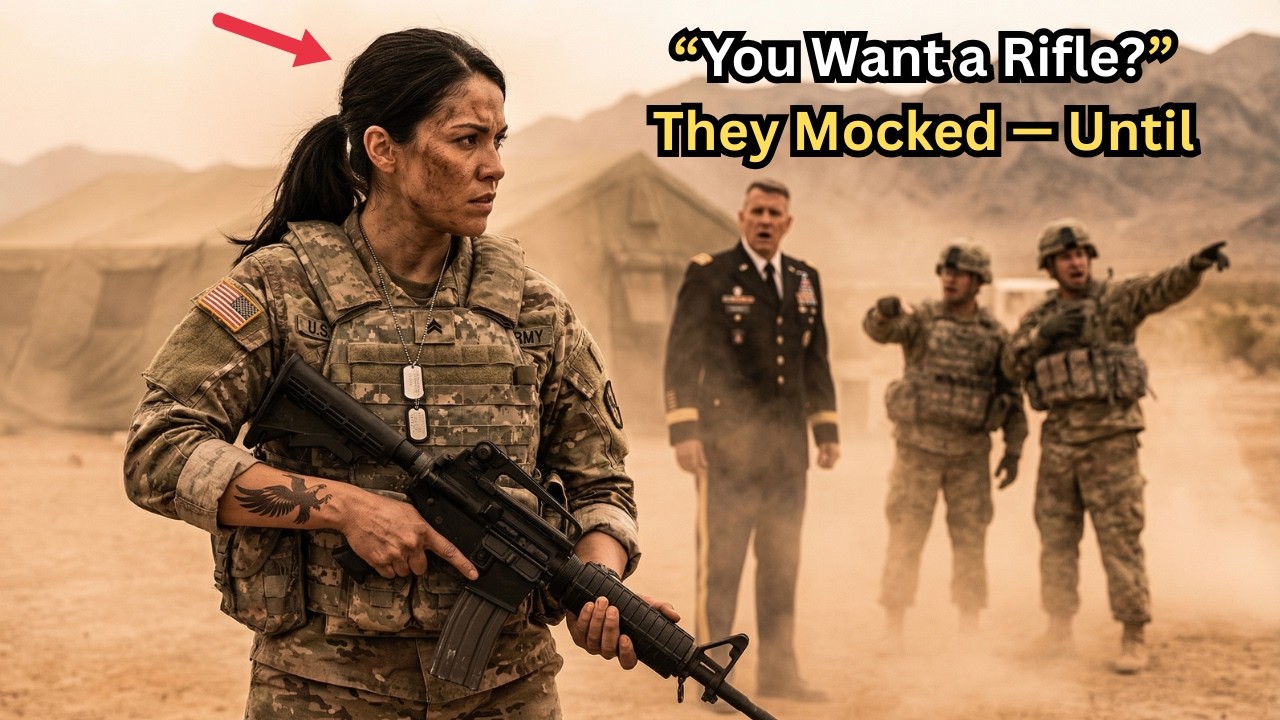 They Laughed When She Asked for a Rifle — Then the General Saw the Mark