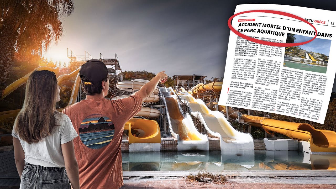 Un horrible accident dans ce parc aquatique abandonné !