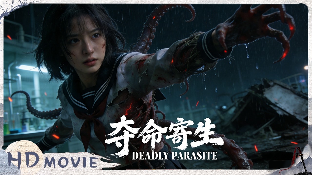 4K / Multi SUB《夺命寄生/ Deadly Parasite》夺命孤岛出现变异触手 绝美校花变成夺命寄生人