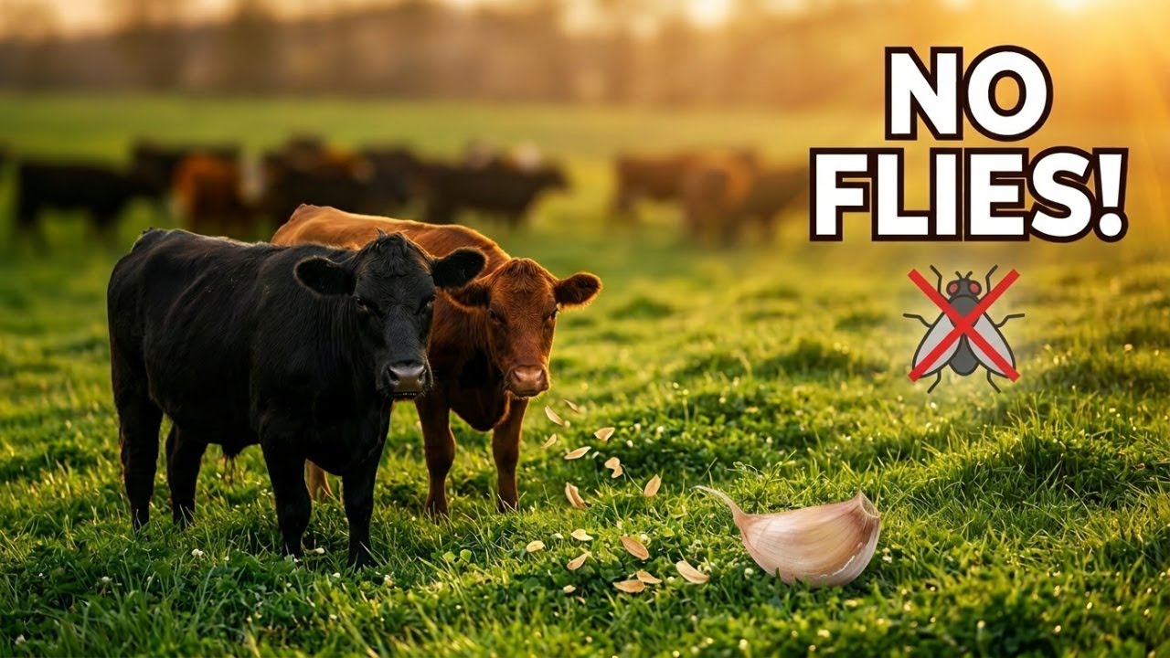 Adding Garlic To Mineral Salt, Livestock Fly Control