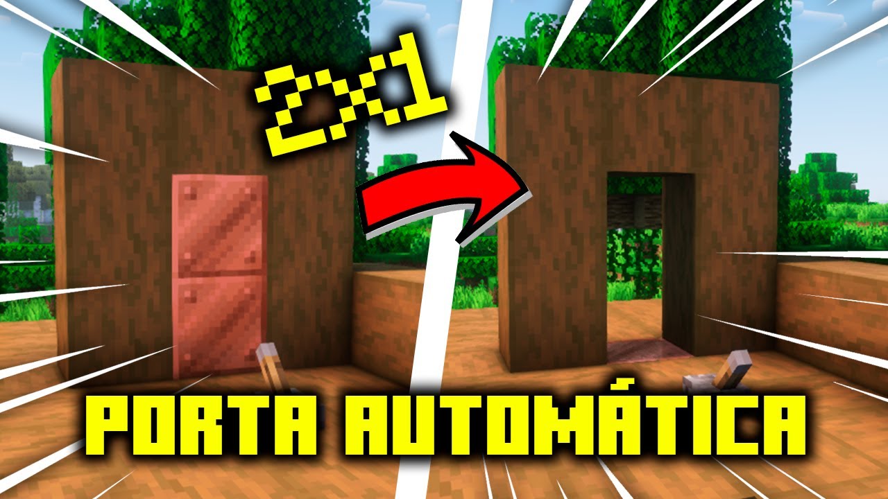 ✔ COMO FAZER uma PORTA AUTOM&Aacute;TICA 2x1!!