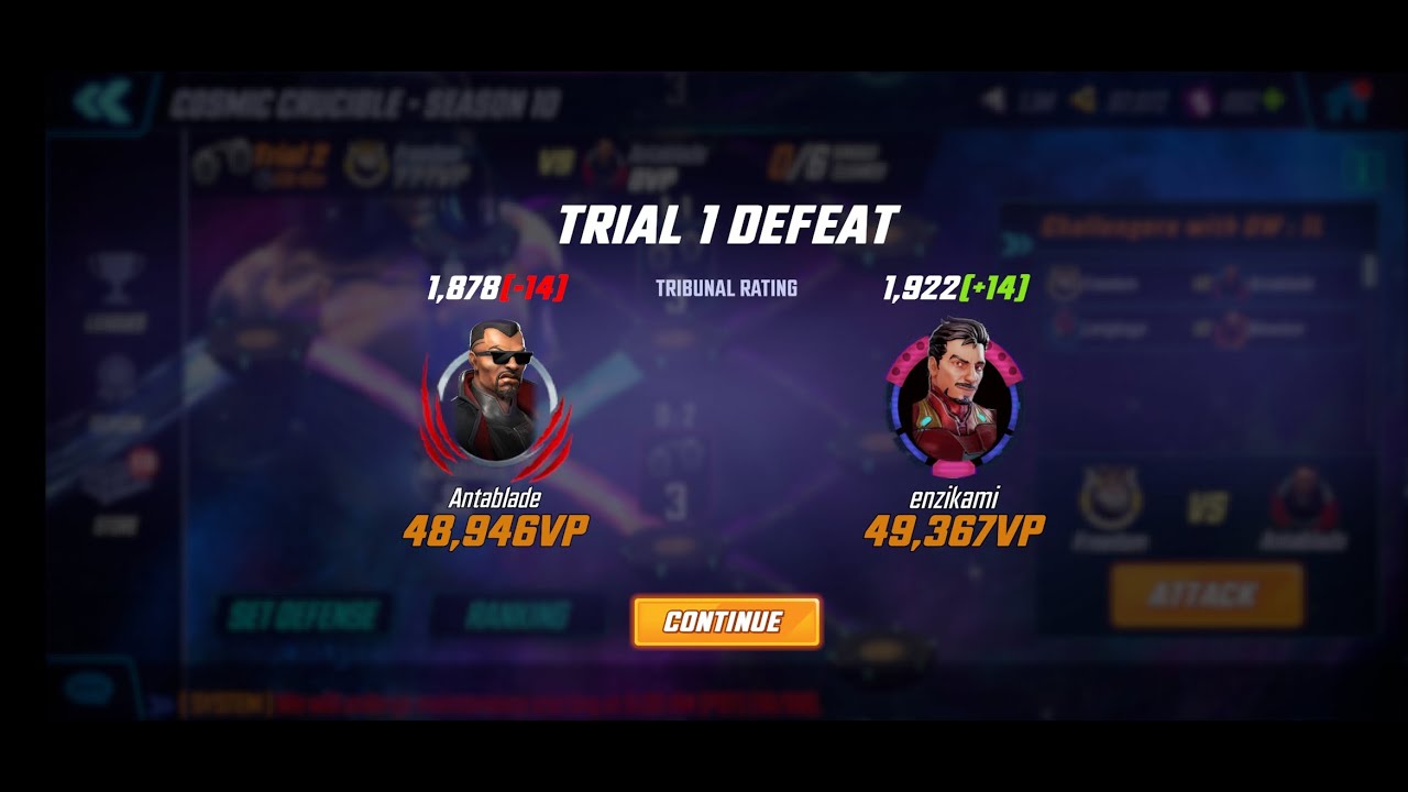 Cosmic Crucible 1061 vs enzikami