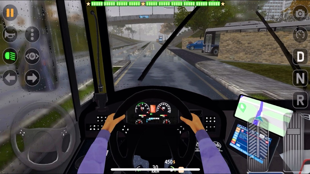 City Bus Driving - Boston Route 3 | City Public Bus Games | Bus Simulator : EVO - Mobile Gameplay
