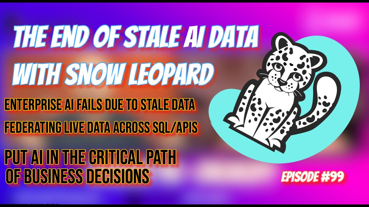 The End of Stale AI Data with Snow Leopard | GTwGT Episode #99