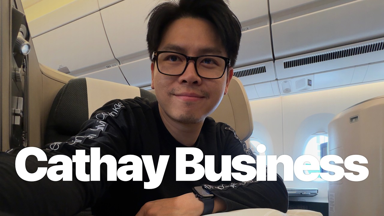 รีวิวชั้นธุรกิจ Cathay Pacific Business Class เมลเบิร์น-ฮ่องกง | Melbourne-Hong Kong Flight Review