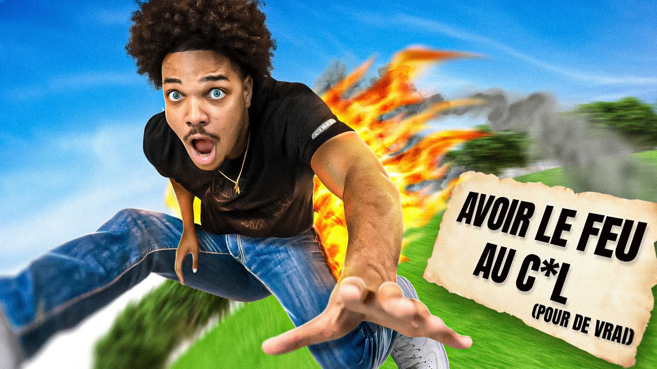 JE RÉALISE LES EXPRESSIONS FRANÇAISE (Avoir le feu au C..)
