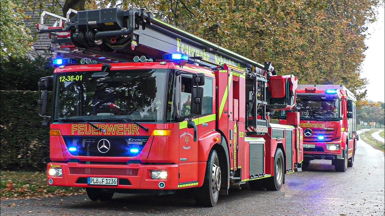 [Real Alarm während BF Tag!] Einsatzfahrten Freiwillige Feuerwehr Schönkirchen & Flüggendorf!