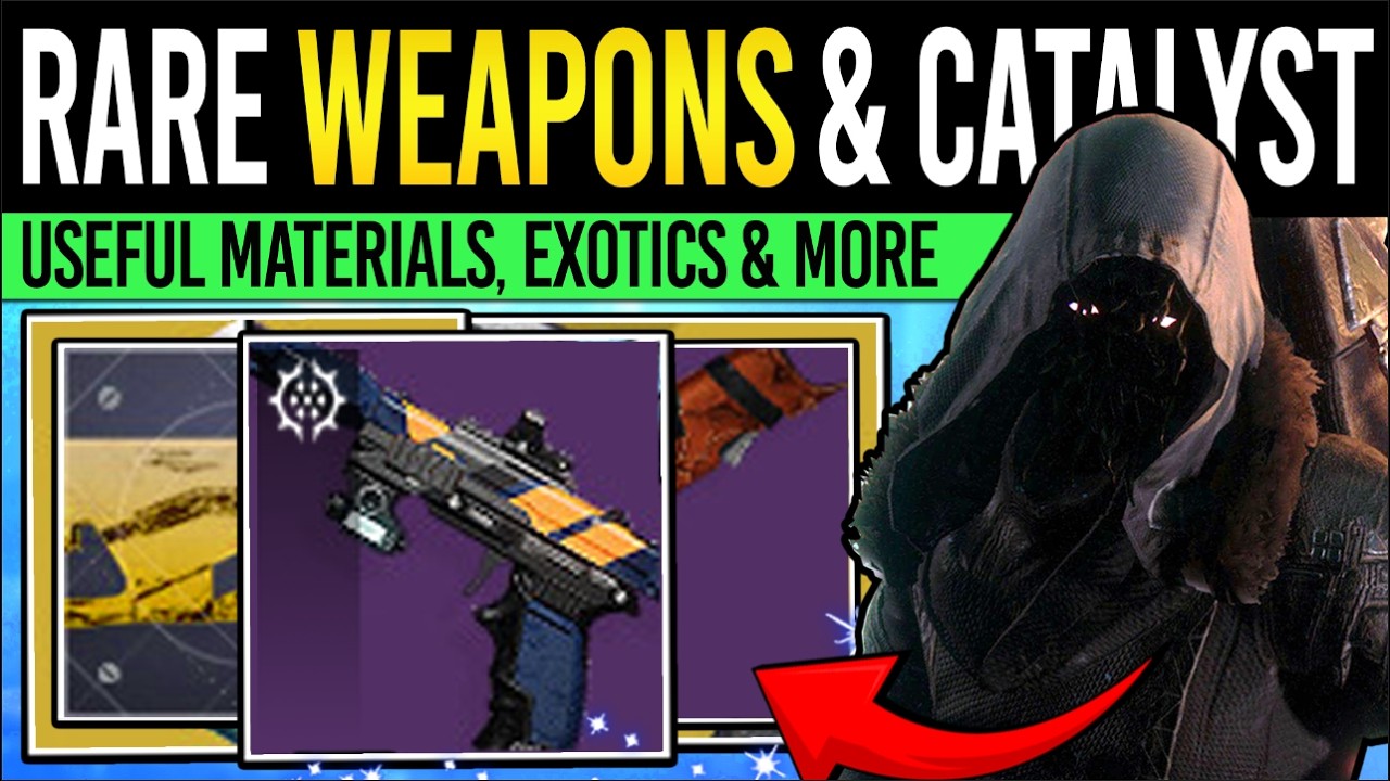 Редкое оружие и катализатор Ксура из дополнения Nightfall в Destiny 2! Инвентарь, экзотическое ор...