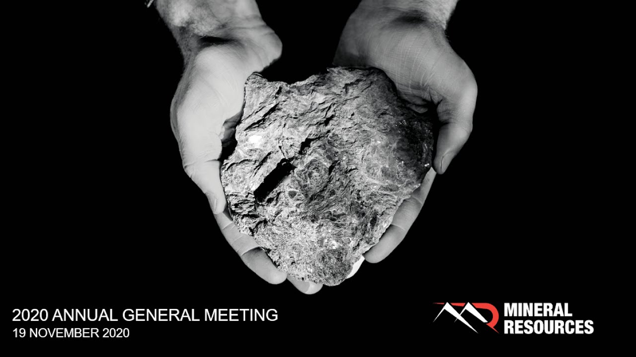 Mineral Resources AGM Webcast 2020