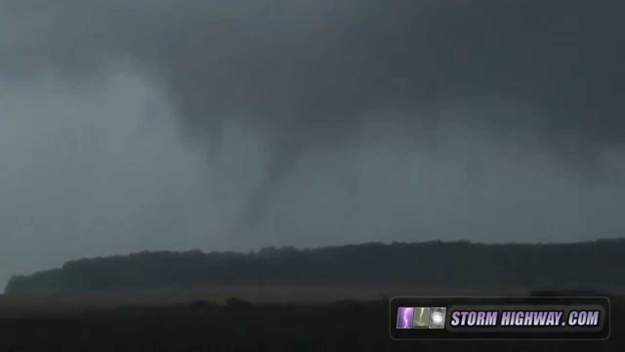 Tornado near Enfield, IL from TS Bill remnants - June 19, 2015