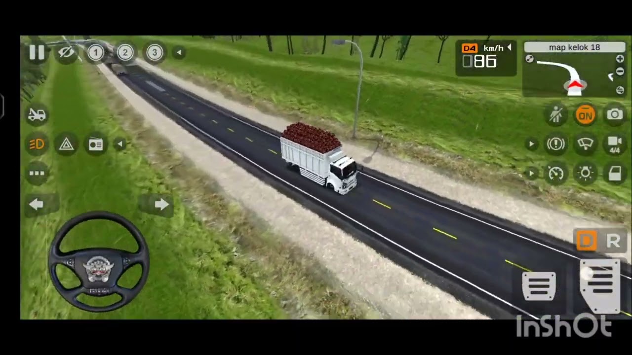 Detik detik truck sawit melintasi kelok 18