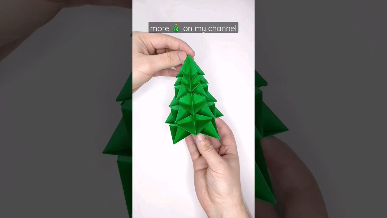 Origami Christmas tree 🎄 