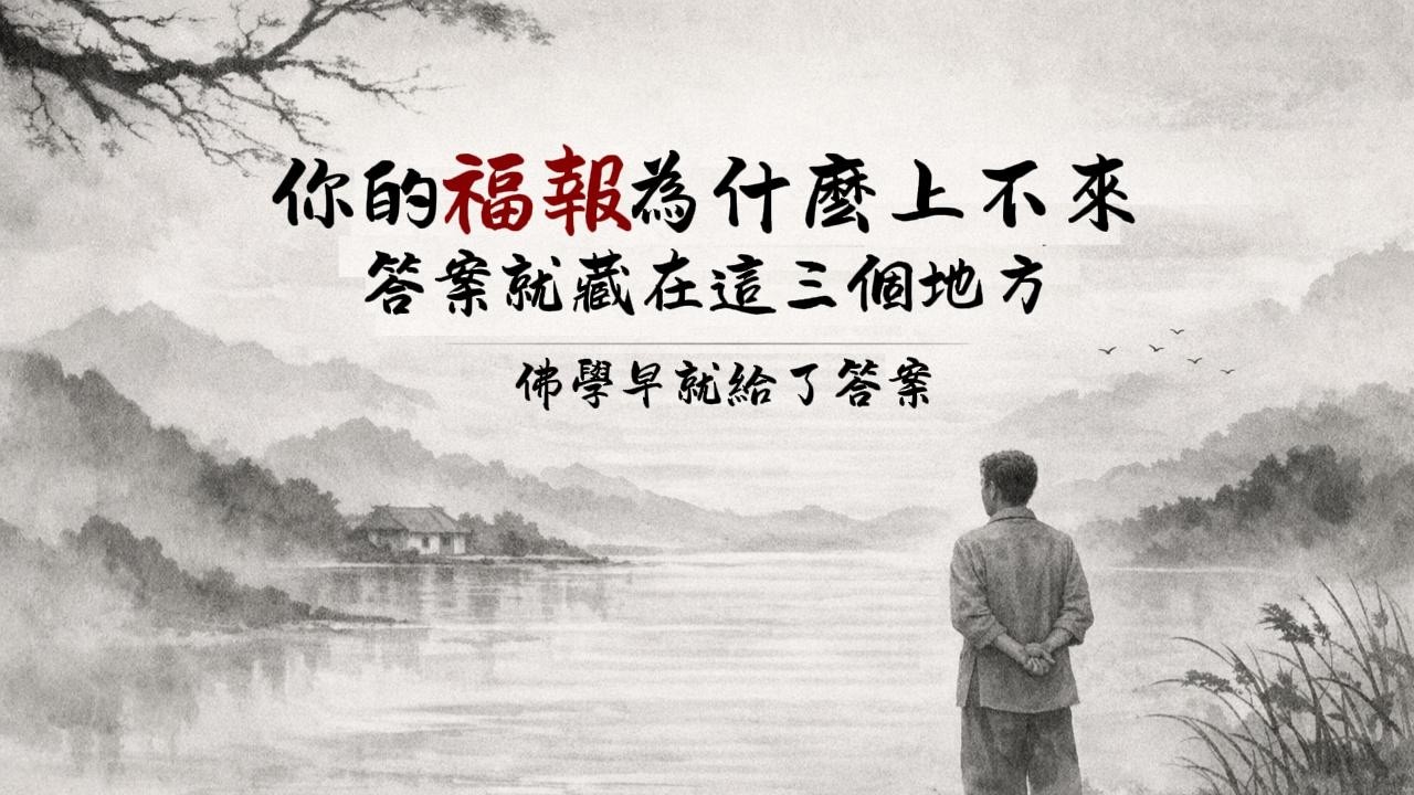 為什麼有些人什麼都沒做，運氣卻比你好十倍？佛學早就給了答案#三業清凈#因果不虛#佛學故事 #佛法智慧 #