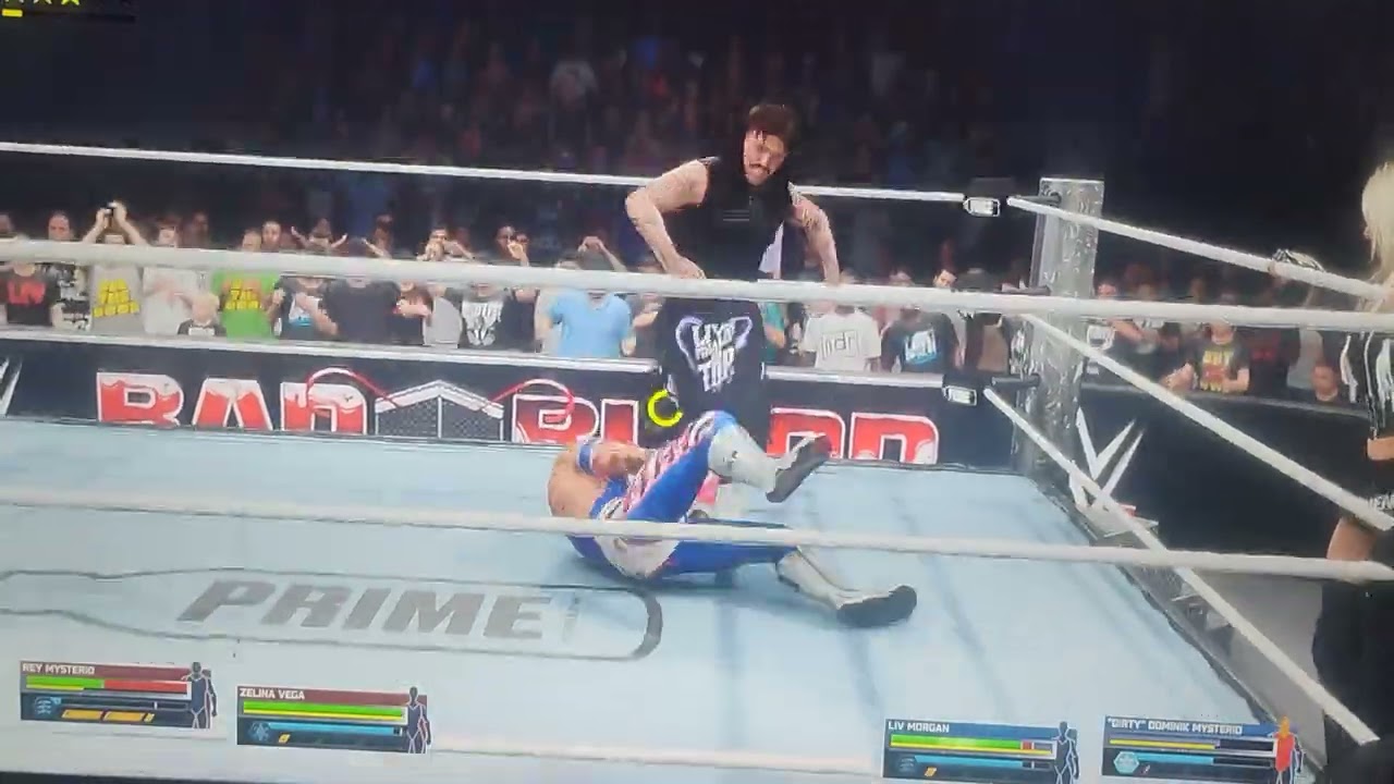 WWE 2k25 Bad Blood LWO vs Judgment Day mixed tag team match Saturday January 17th 2026