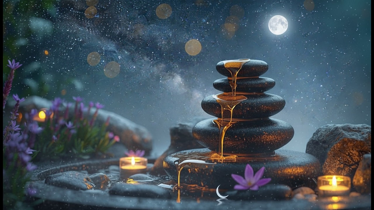 Deep Sleep Music 10 Hours - Piano & Flute 432Hz - Fall Asleep Fast, Insomnia Relief, Stress Relief