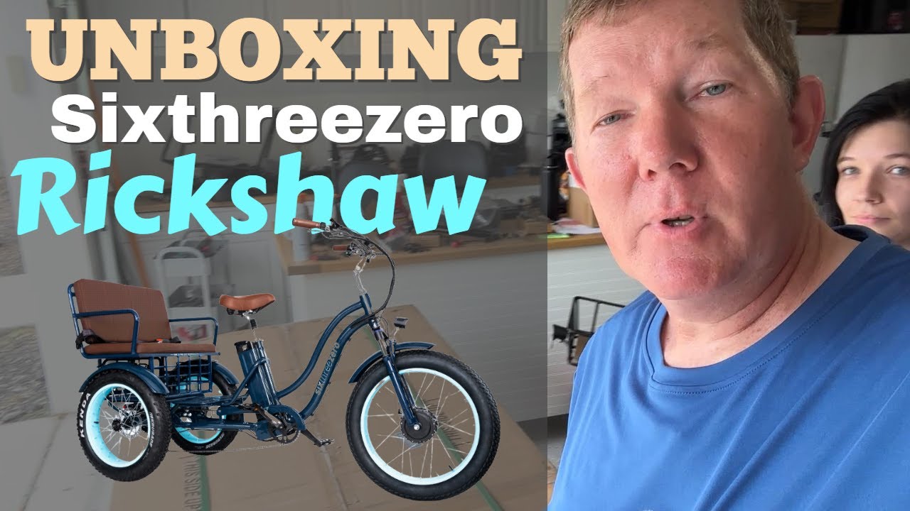 Passenger Carrying eTrike (ebike) | The Sixthreezero Rickshaw