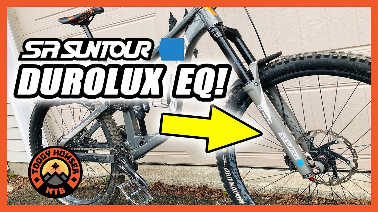 Установлена ​​новая вилка SR Suntour Durolux EQ // Легко установить самостоятельно