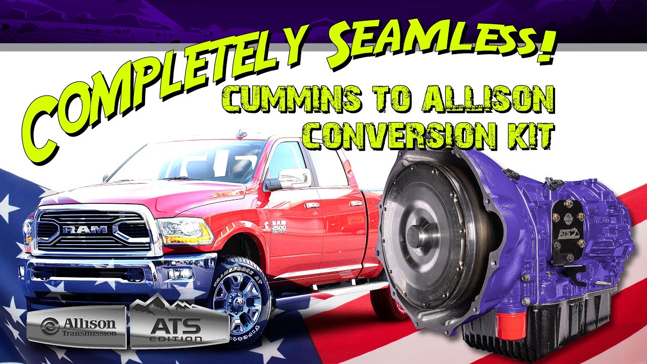 ATS Ram 6.7L Cummins Allison Swap — заводская функциональность — новый запатентованный корпус кол...