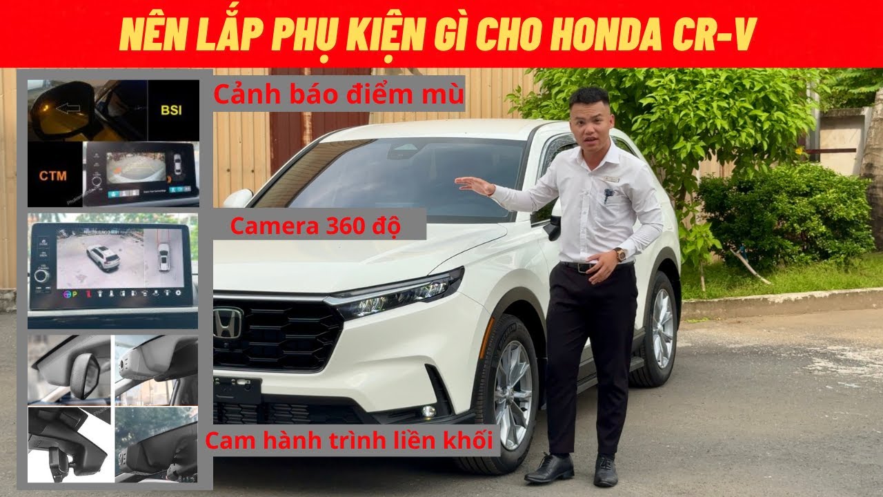 Nên lắp phụ kiện gì cho Honda CRV | Mua xe mới nên lắp những món phụ kiện nào cần thiết, Phụ kiện xe