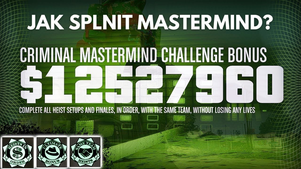 Jak udělat Criminal Mastermind Challange v GTA Online?