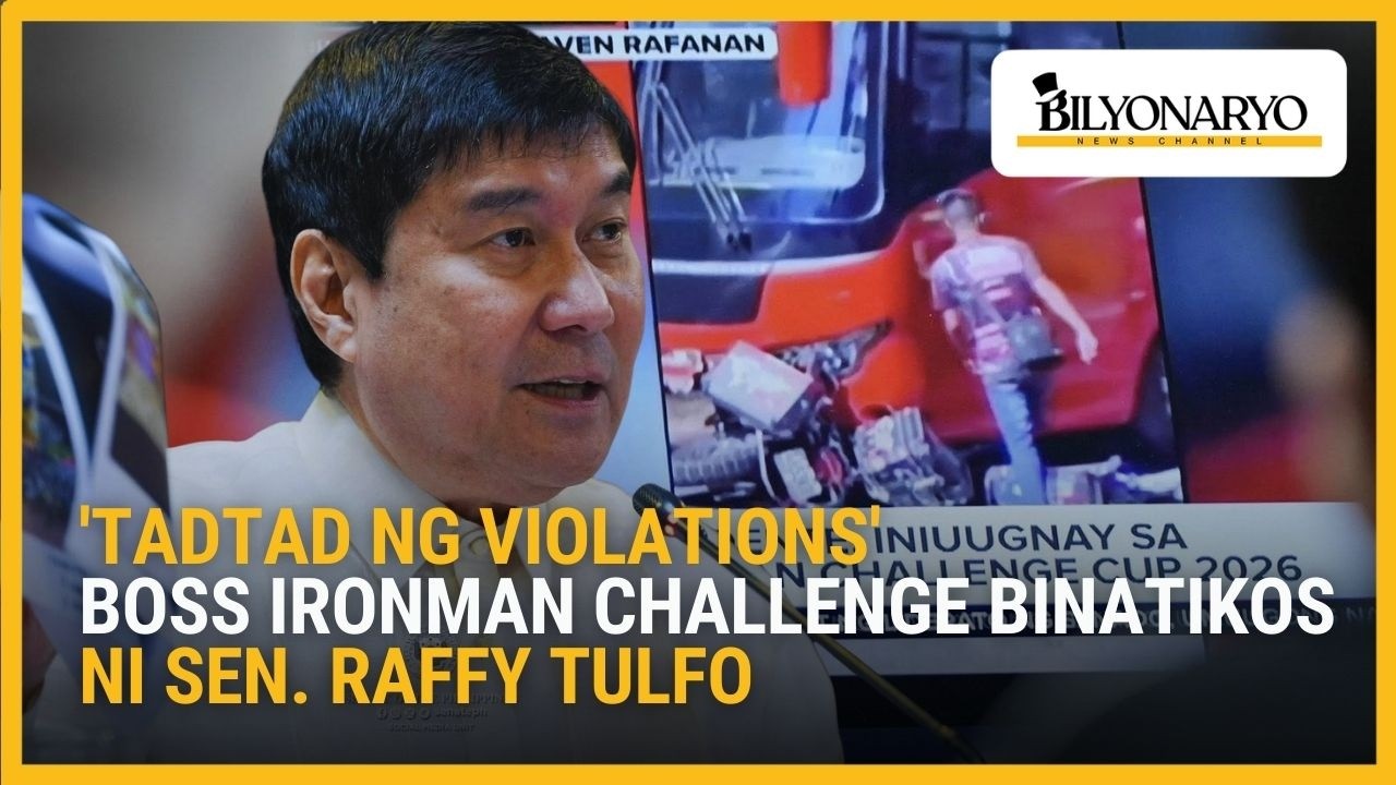 Sen. Raffy Tulfo, binatikos ang BOSS Ironman Challenge: ‘Reckless, stupid, at tadtad ng violations!’