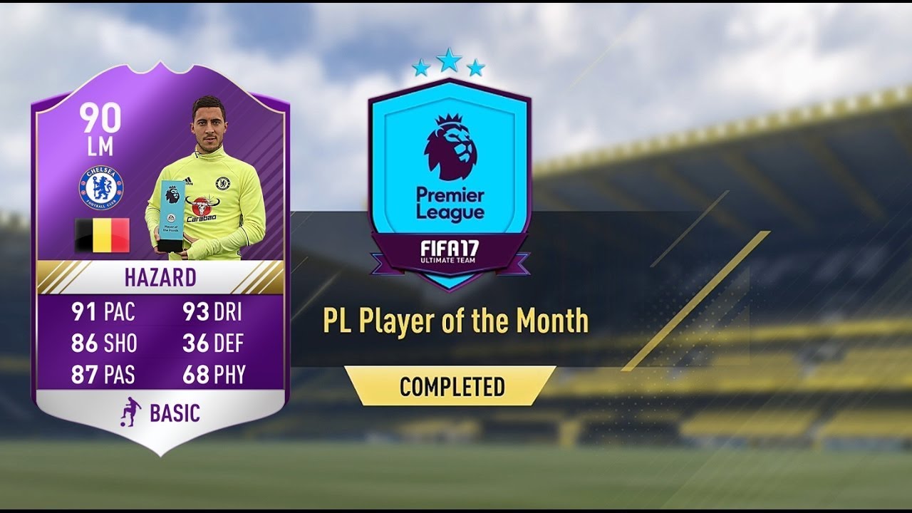 NEW EDEN HAZARD POTM SQUAD BUILDER CHALLENGE