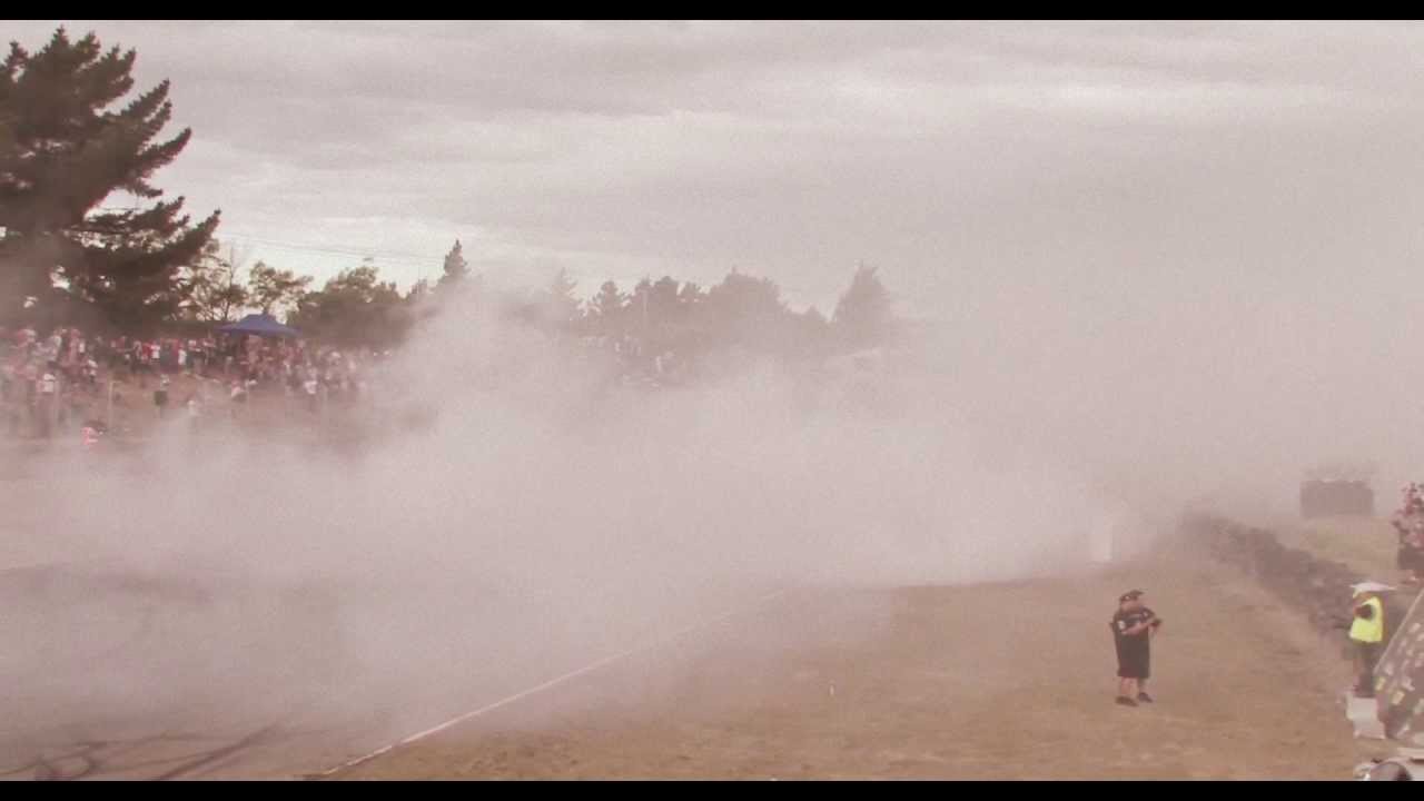 Mad Mike Whiddett Red Bull RX7 Victory Burnouts Drifting