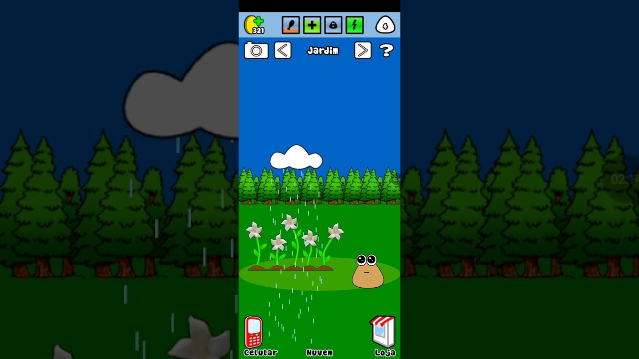 Pou em o Pou fez birra