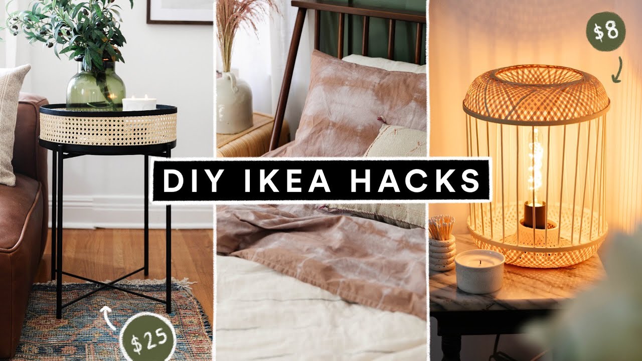 DIY IKEA HACKS - Affordable DIY Room Decor + Furniture Hacks for 2021!