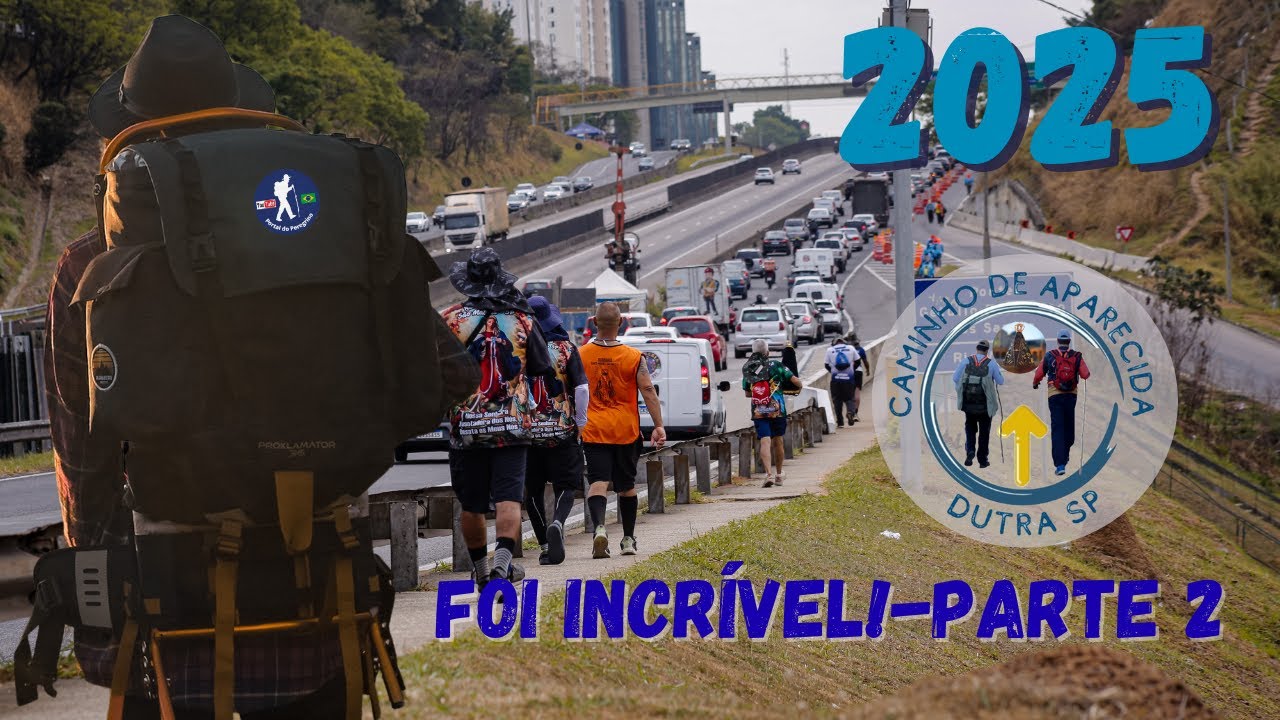 Caminho de Aparecida- Dutra-SP-2025. Foi Incrível! (Parte 2)