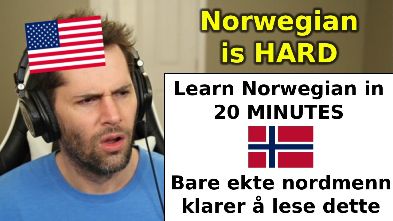 American Learns Norwegian in 20 Minutes