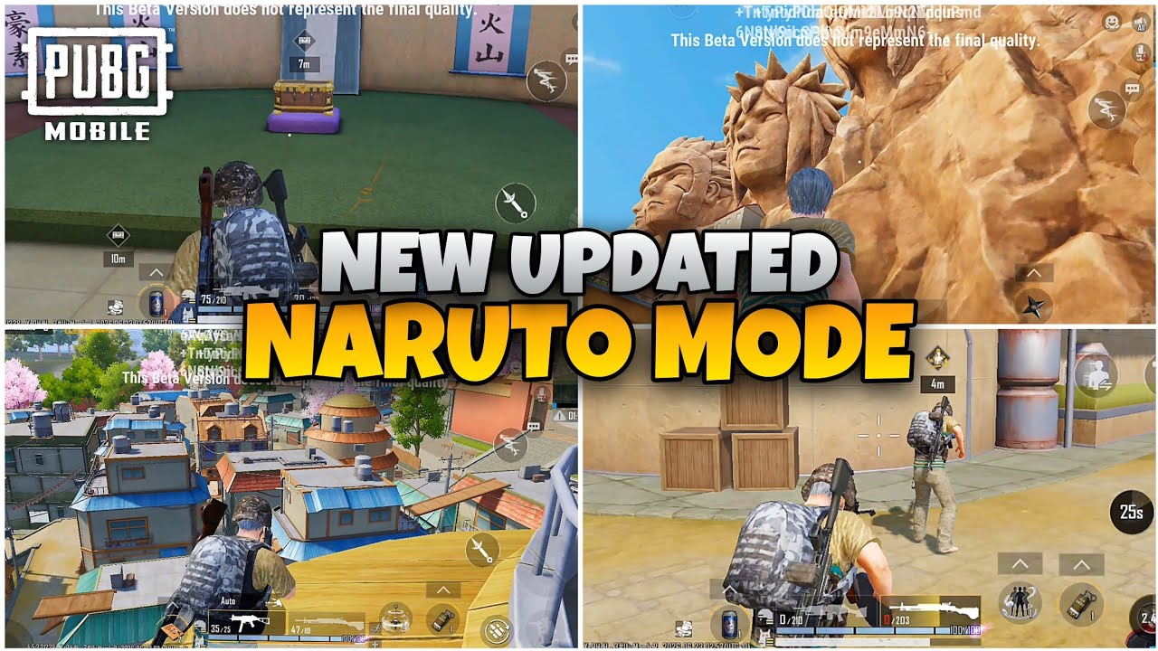 PUBG MOBILE 4.5 UPDATE NARUTO SHIPPUDEN (HIDDEN LEAF VILLAGE) TIPS & TRICKS