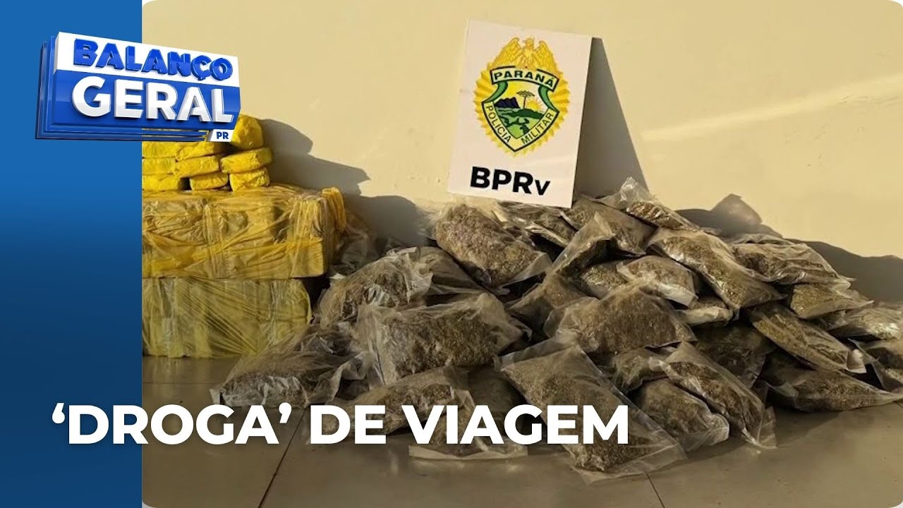 Casal de Sarandi é preso na fronteira com quase 100 quilos de entorpecentes