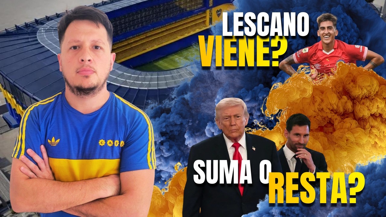 NUEVA BOMBONERA, VIENE LEZCANO Y MESSI CON TRUMP PRENDETE!