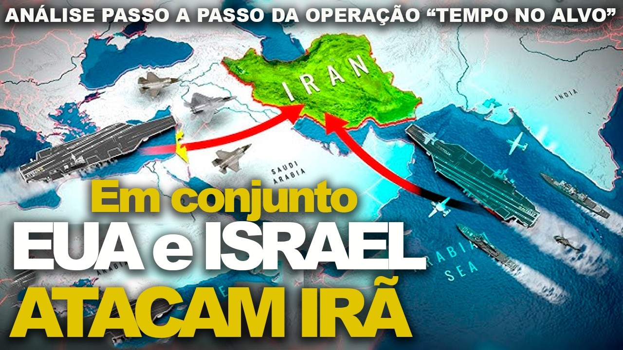 Como EUA e Israel Atacaram Juntos o Irã - Por Dentro da Operação Fúria Épica