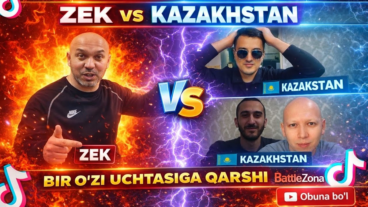 ZEK VS KAZAKHSTAN | BIR OʻZI UCHTASIGA QARSHI 