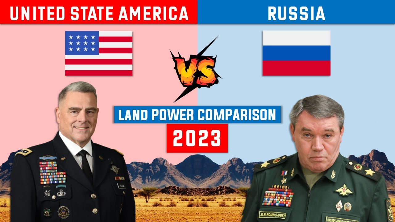 USA vs Russia Land Military Power Comparison 2023 | Russia vs USA Land Power Comparison 2023