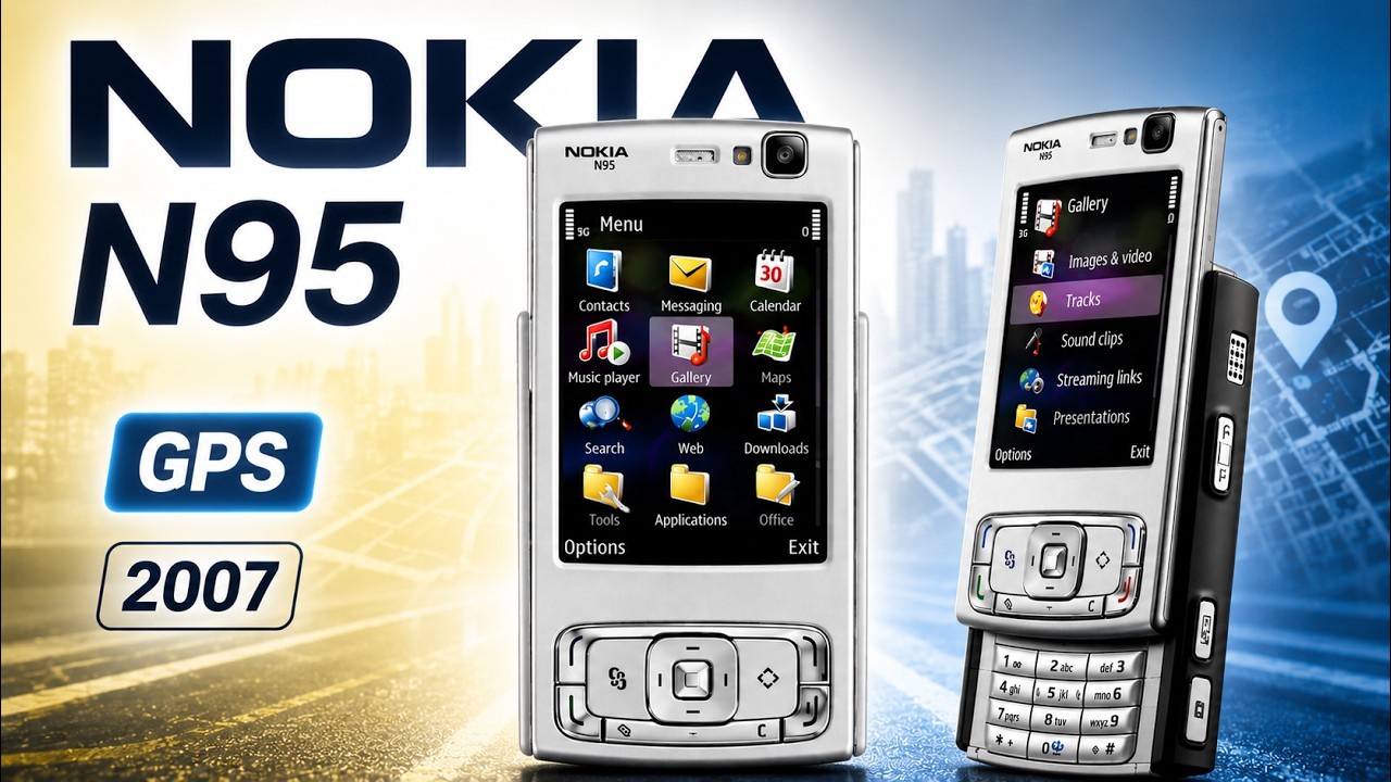 NOKIA N95. NEW! ORIGINAL! The COMPLETE set! Unboxing. REVIEW. The iconic flagship of 2007.
