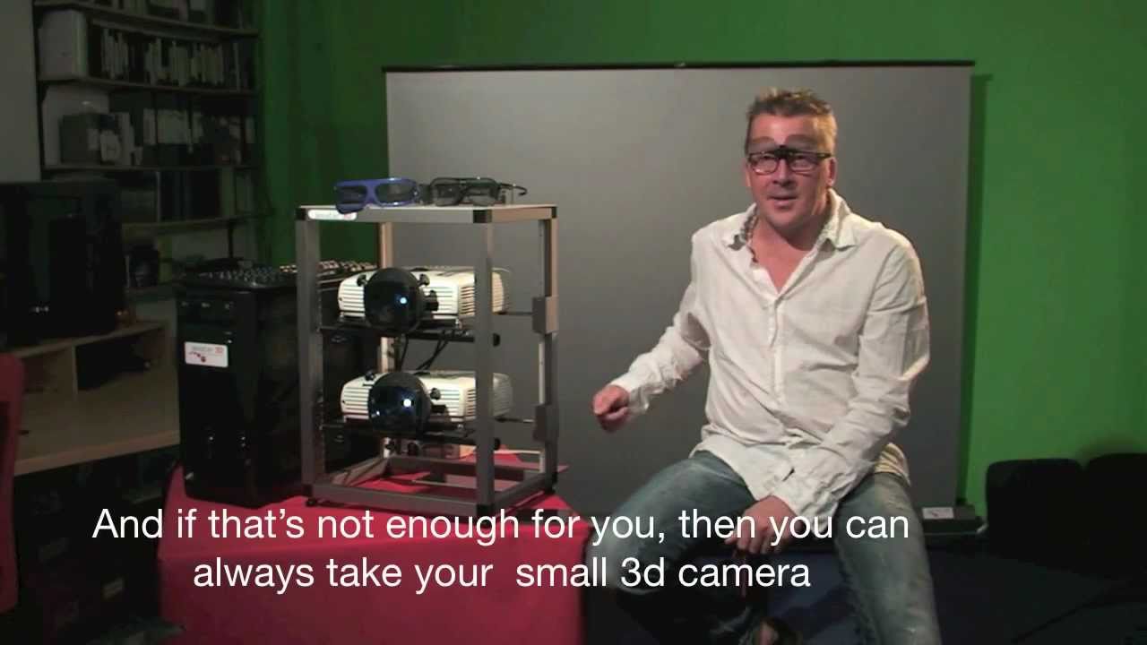 Stereo 3D Projection with Polarizers (eng Sub)