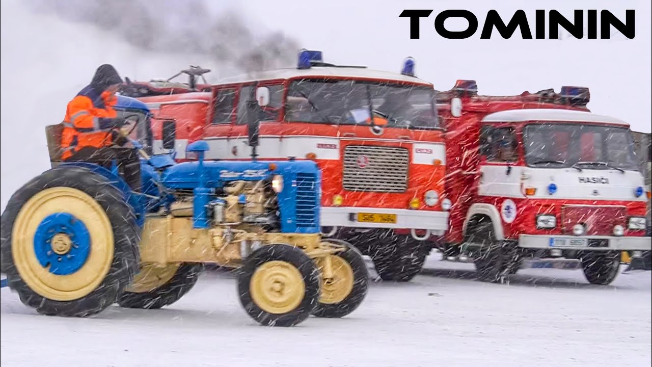 ❄️Silvestrovská vyjížďka - Chmeliště 2025 🚜 🚚 ukázka historické techniky🇨🇿