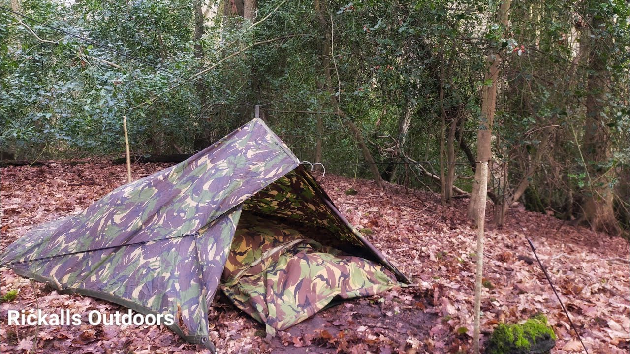 Basha tarp tent | stealth hooped bivi camp
